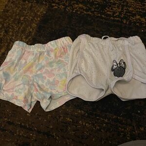 Disney Pastel and Gray Kids' Shorts Set